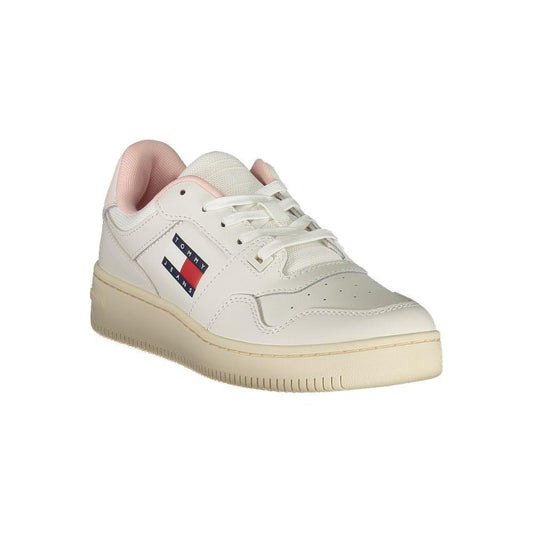 Tommy Hilfiger White Leather Women Sneaker TO-36724-EU36/US6