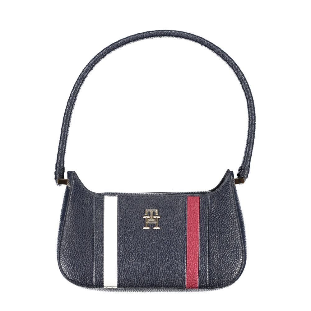 Front view with bag zipped and handles upright.