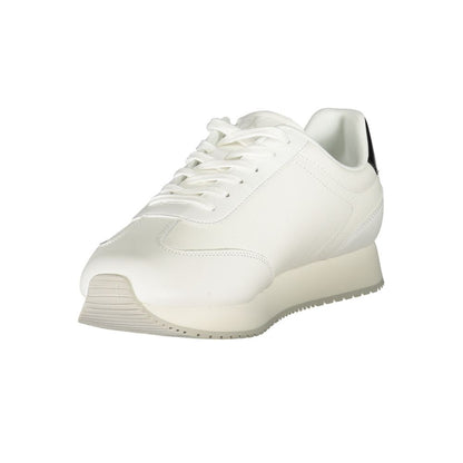 Calvin Klein Bianco Polyurethane Men Sneaker