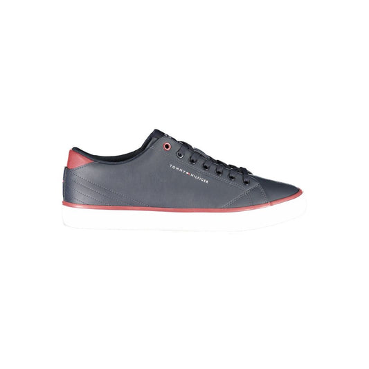 Tommy Hilfiger Blue Polyurethane Men Sneaker
