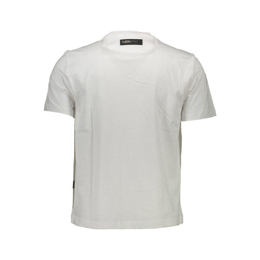 Plein Sport White Cotton Men T-Shirt