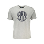 North Sails Brown Cotton Men T-Shirt NO-27263-S