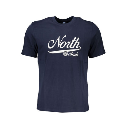 North Sails Blue Cotton Men's T-Shirt