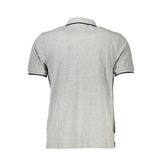 North Sails Brown Cotton Men Polo Shirt NO-27333-S