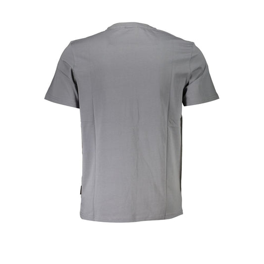 Napapijri Brown Cotton Men T-Shirt NA-28170-S