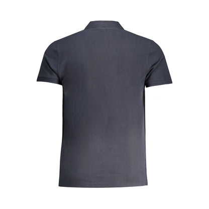 Cavalli Class Blue Cotton Men's Polo Shirt