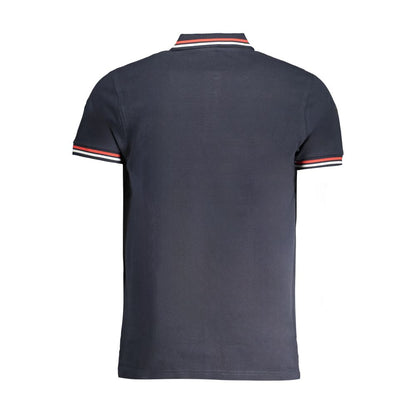 Cavalli Class Blue Cotton Men's Polo Shirt