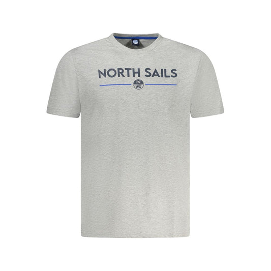 North Sails Brown Cotton Men T-Shirt NO-35056-S