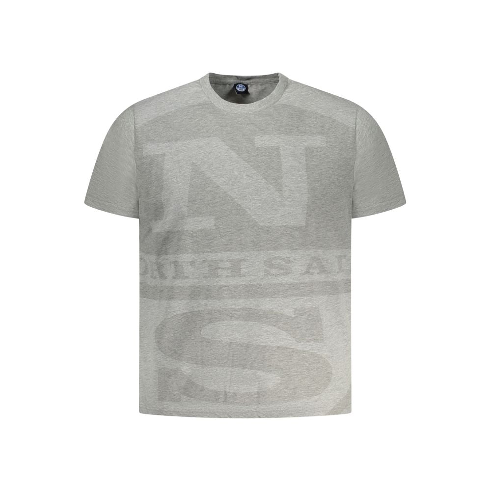 North Sails Brown Cotton Men T-Shirt NO-35058-S