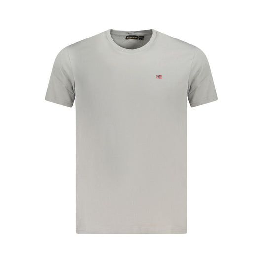 Napapijri Brown Cotton Men T-Shirt NA-35703-M