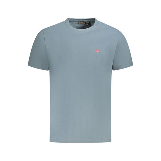 Napapijri Brown Cotton Men T-Shirt NA-35705-S