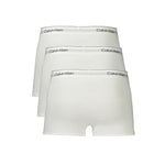 Calvin Klein White Cotton Men Boxer