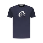 Trussardi Blue Cotton Men T-Shirt TR-36613-S