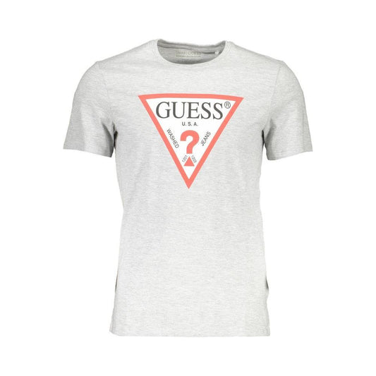 Guess Jeans Brown Cotton Men T-Shirt GU-36930-XL