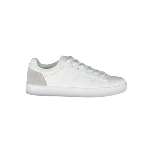 Napapijri White Leather Women Sneaker NA-37123-EU36/US6