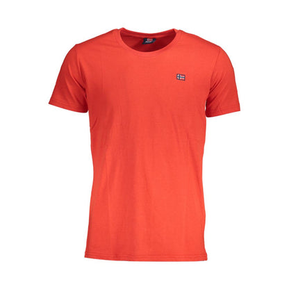 Norway 1963 Red Cotton Men T-Shirt featuring iconic logo, short-sleeve, premium cotton for comfort and style.