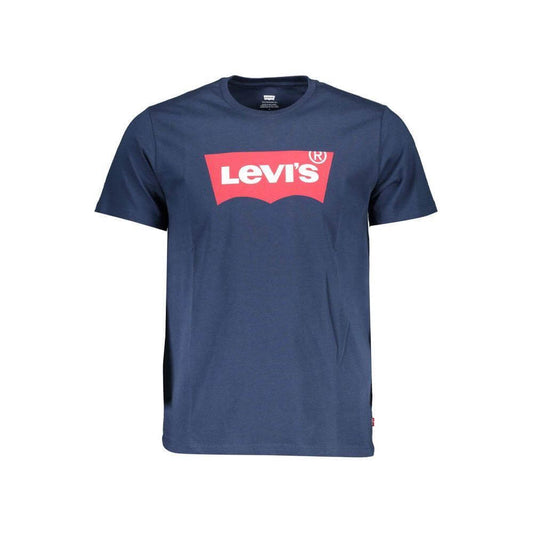 Levi's Blue Cotton Men T-Shirt LE-37472-XL