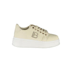 Laura Biagiotti Beige Polyester Women Sneaker LA-36485-EU37/US7