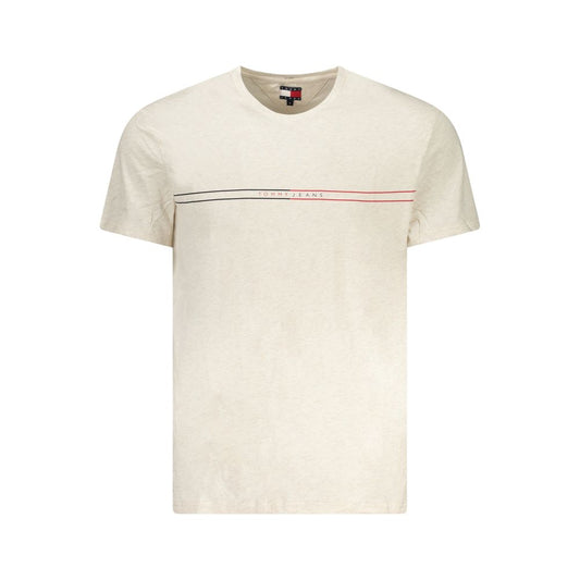 Tommy Hilfiger Beige Cotton T-Shirt