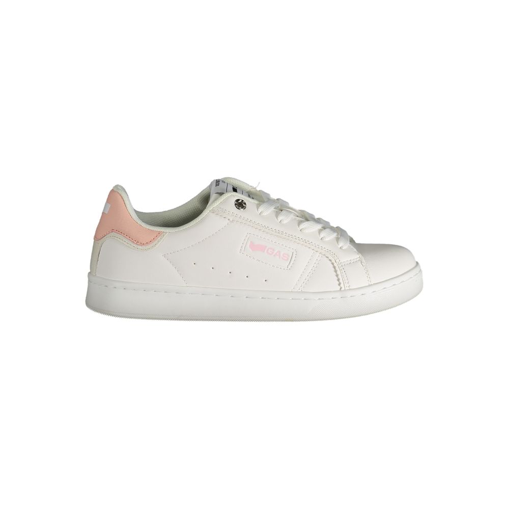 Gas White Polyester Sneaker