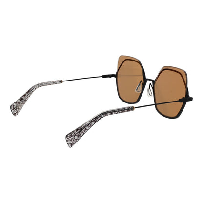 Yohji Yamamoto Gold Stainless Steel Sunglasses