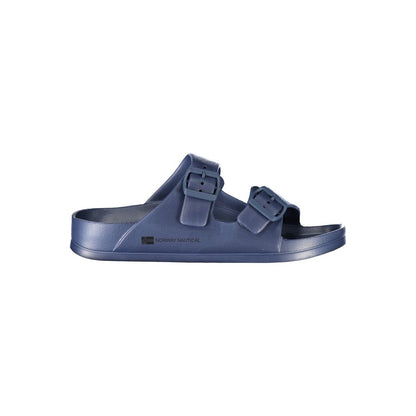 Norway 1963 Blue Plastic Men Sandal with adjustable buckles and logo