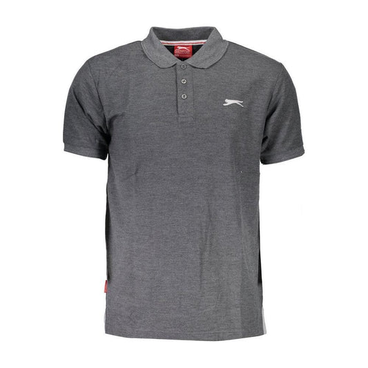 Slazenger Gray Cotton Polo Shirt SL-7133-XS