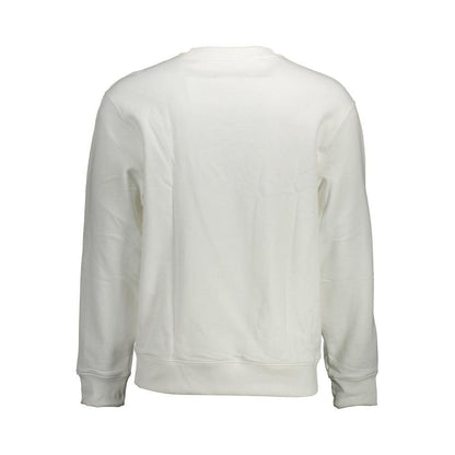 Calvin Klein White Cotton Men Sweatshirt
