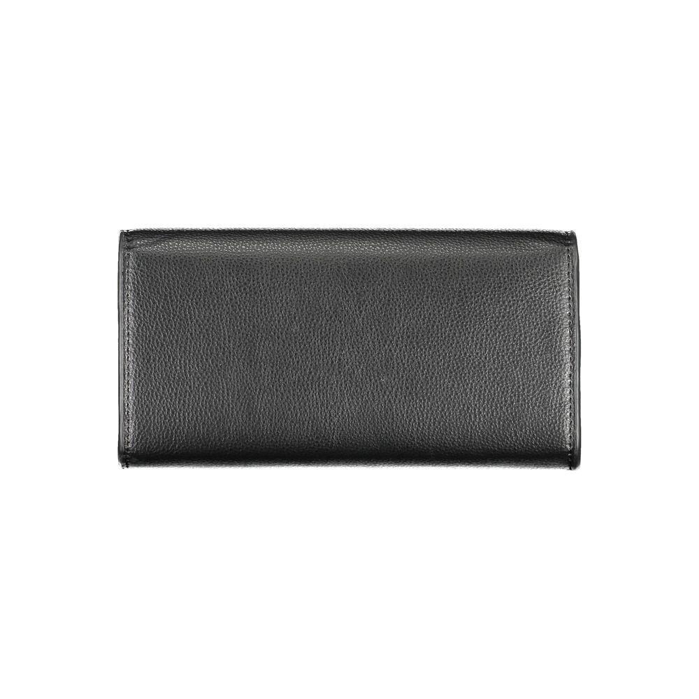 Tommy Hilfiger Black Polyurethane Women's Wallet