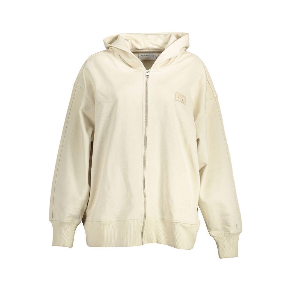 Calvin Klein Beige Cotton Women Sweater