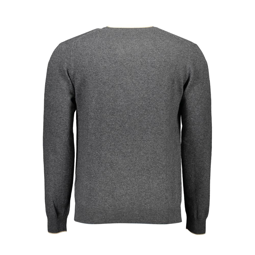 Harmont & Blaine Grigio Wool Men Sweater