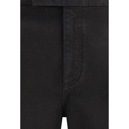 Thom Browne Black Cotton Dress Pants