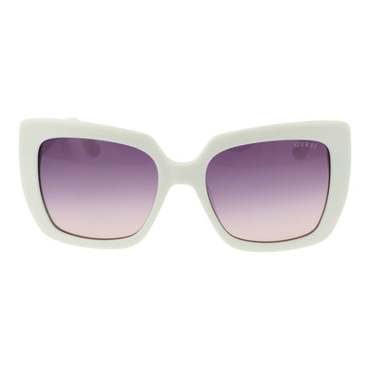 Guess White Acetate Sunglasses