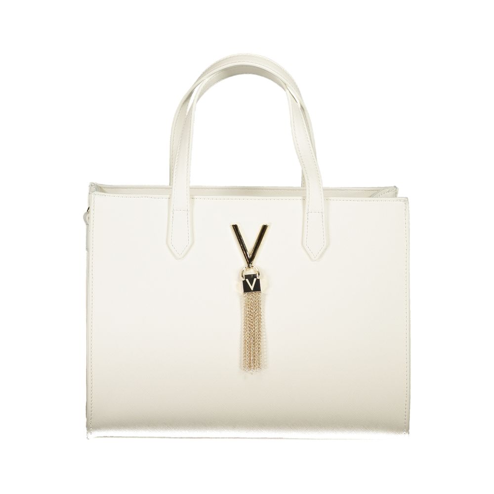 Mario Valentino White Polyethylene Handbag