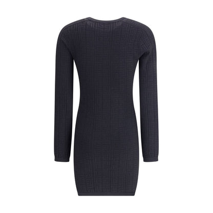 Balmain Black Viscose Casual Dress