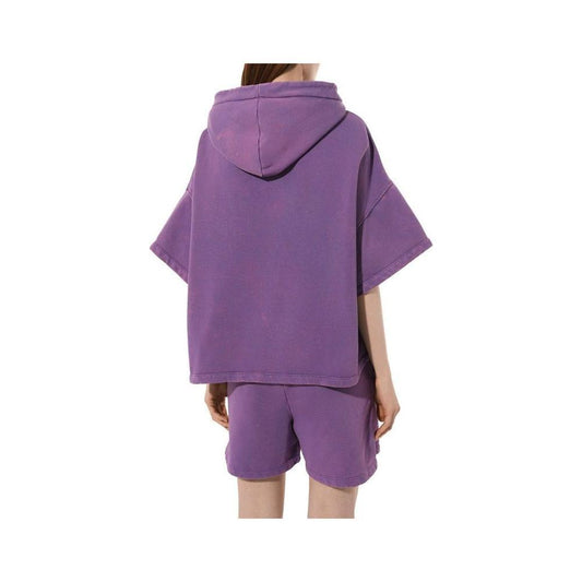 Hinnominate Purple Cotton Women Hoodie
