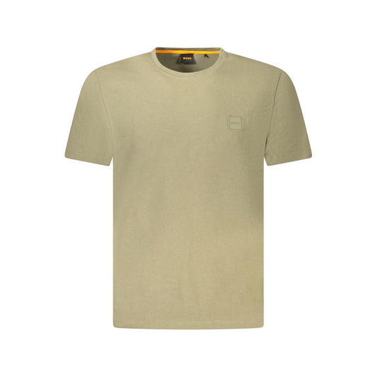 Hugo Boss Verde Cotton Men T-Shirt
