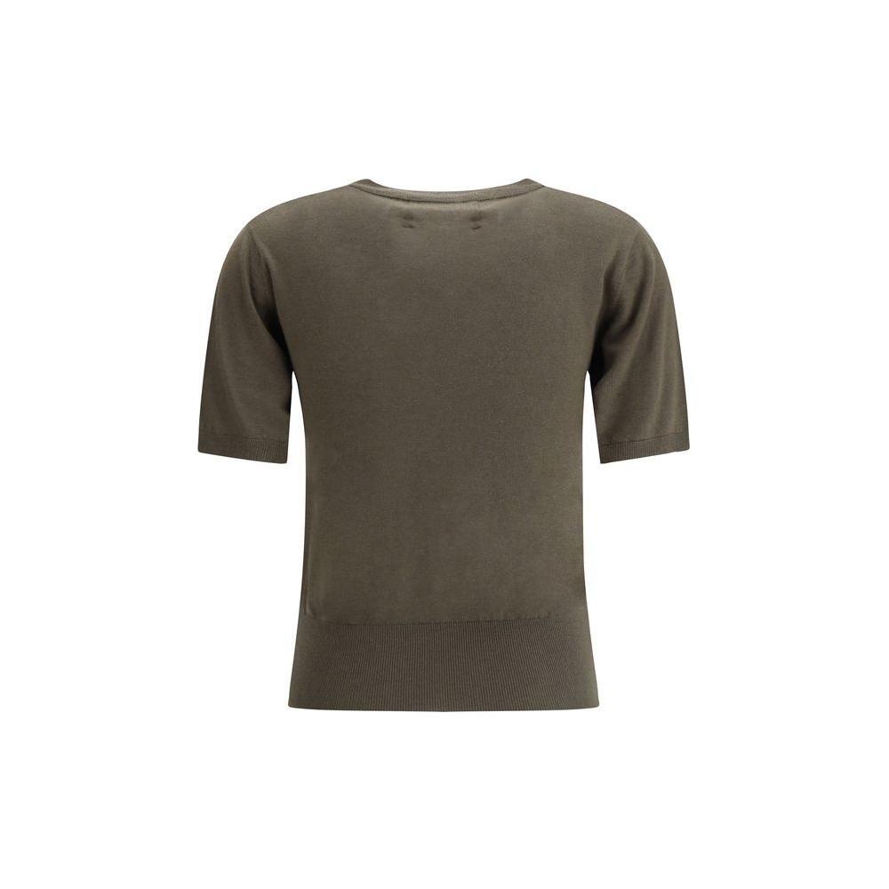 Extreme Cashmere Short-sleeved Sweater EX-41619418TU05ARMY-ONE SIZE