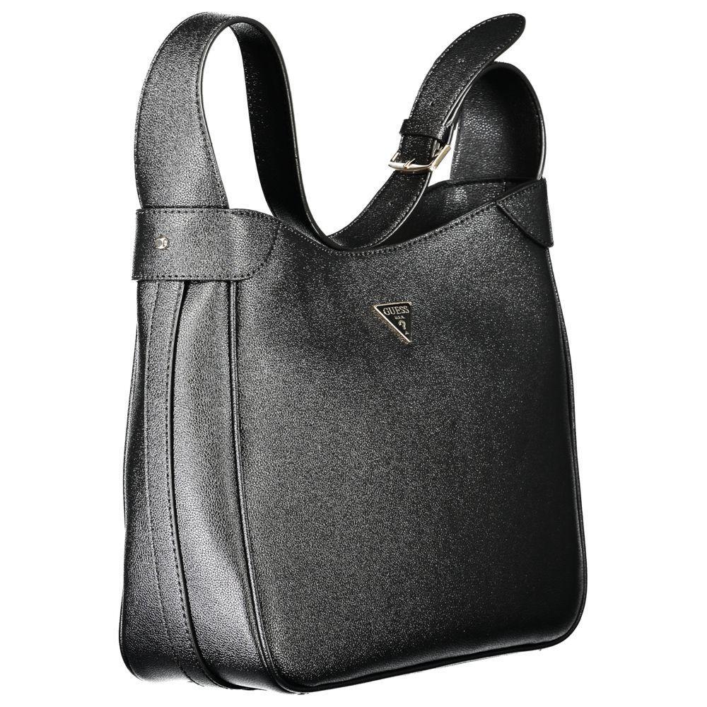 Guess Jeans Black Polyethylene Handbag GU-33943