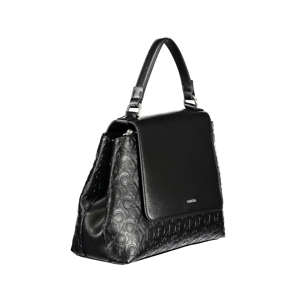 Front view with bag zipped and handles upright.