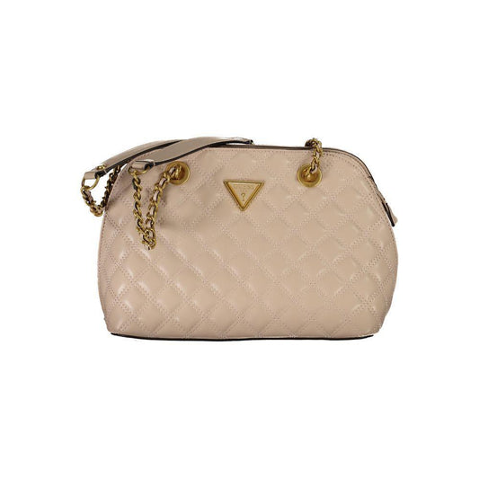 Guess Jeans Beige Polyethylene Handbag GU-31732