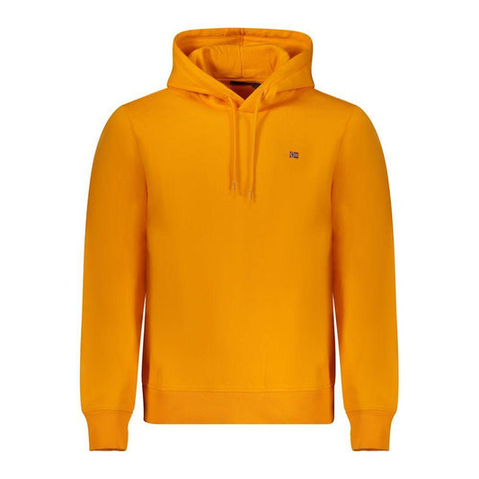 Napapijri Orange Cotton Sweater NA-32123-XXL
