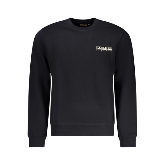 Napapijri Black Cotton Sweater NA-32125-XXL