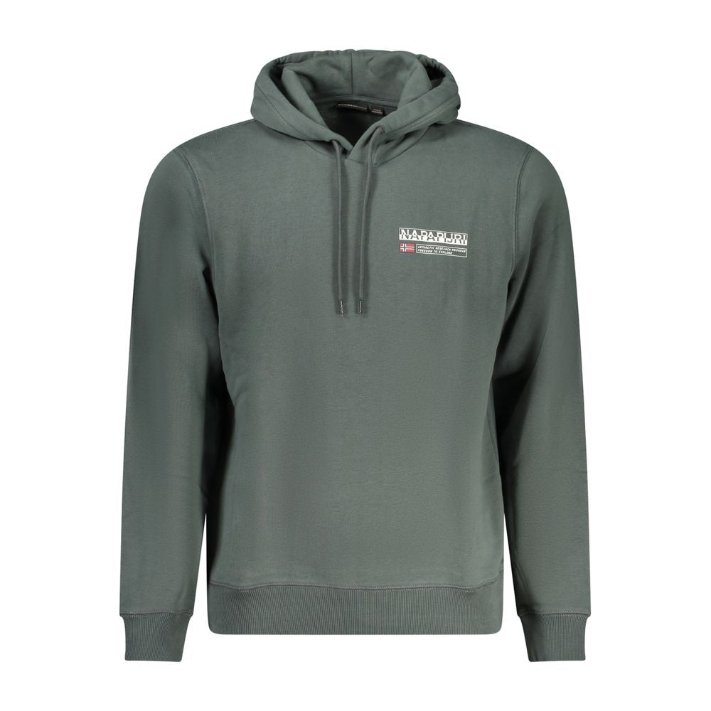 Napapijri Verde Cotton Men Sweatshirt