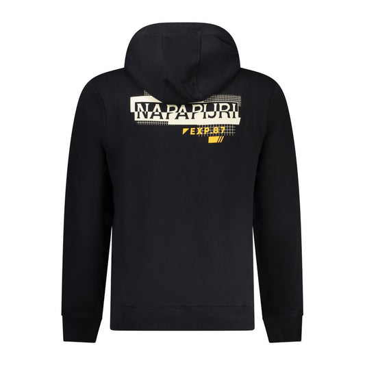 Napapijri Black Cotton Sweater NA-32144-XXL