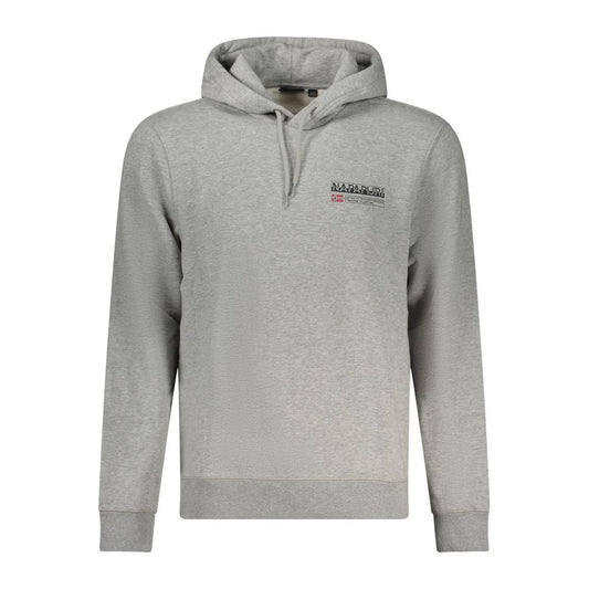 Napapijri Gray Cotton Sweater NA-32154-S