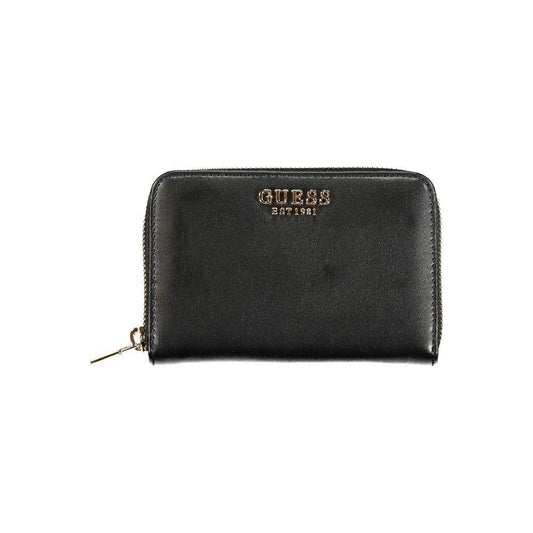 Guess Jeans Black Polyethylene Wallet GU-32204