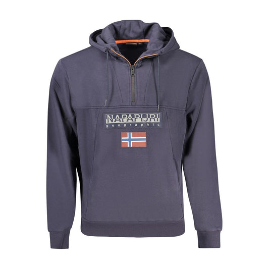 Napapijri Blue Cotton Sweater NA-32504-S