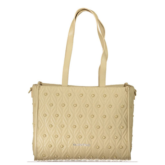 Mario Valentino Beige Polyurethane Women Handbag