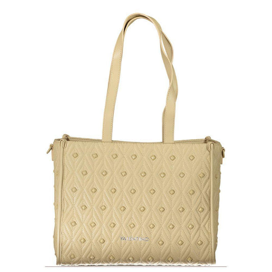 Mario Valentino Beige Polyester Handbag VA-32779